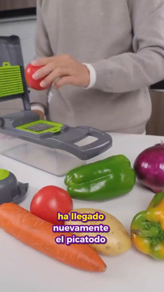 (VIDEO🎞)⭐️Cortador de verduras multifuncional 15 piezas⭐️