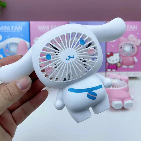 ⭐MINI VENTILADOR SANRIO 17x10CM⭐