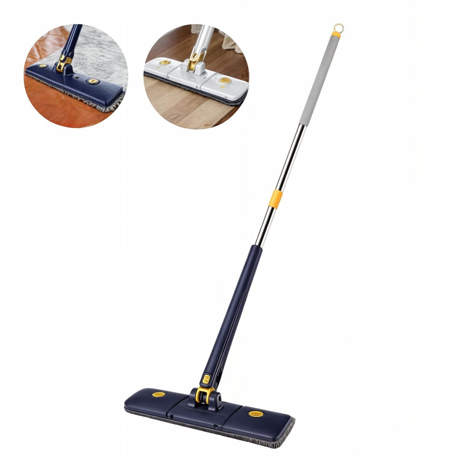 ⭐Mopa Trapero Microfibra cabezal 360º con escurridor integrado⭐