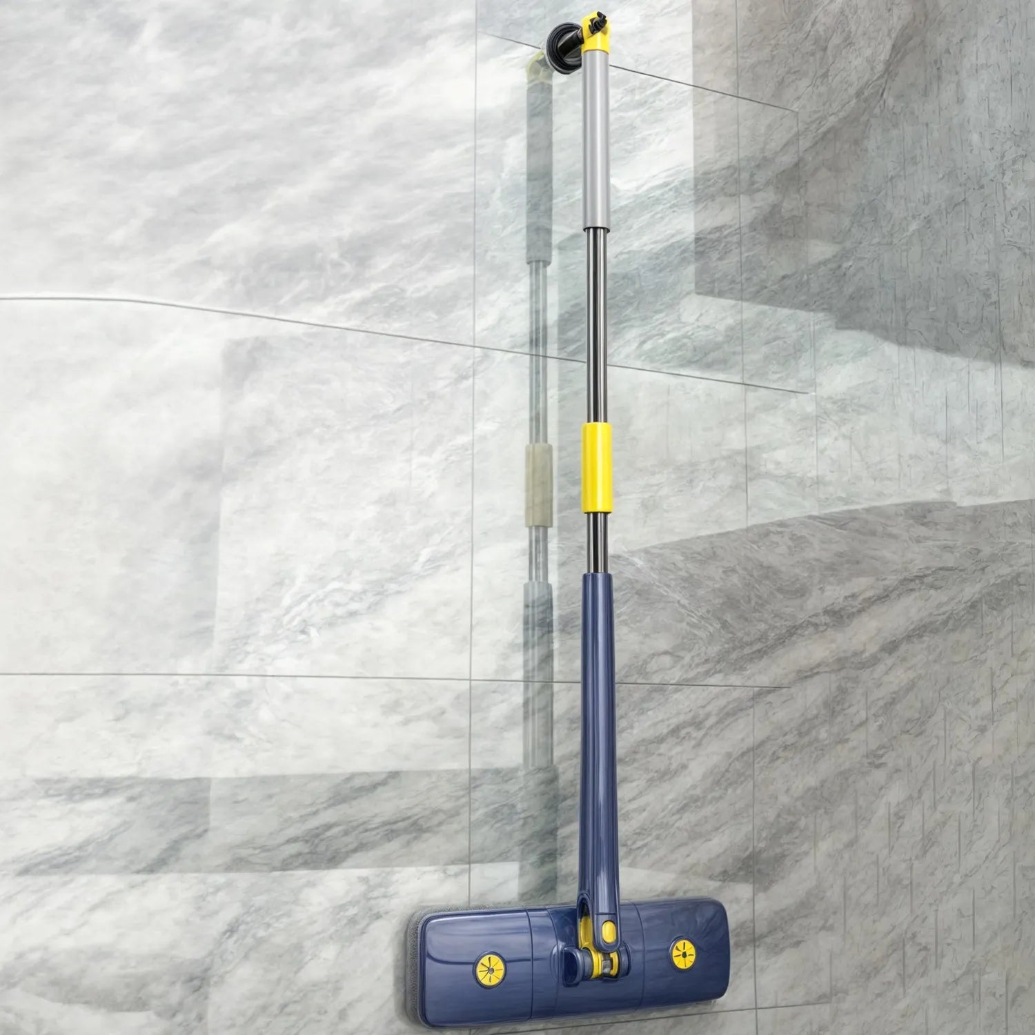 ⭐Mopa Trapero Microfibra cabezal 360º con escurridor integrado⭐