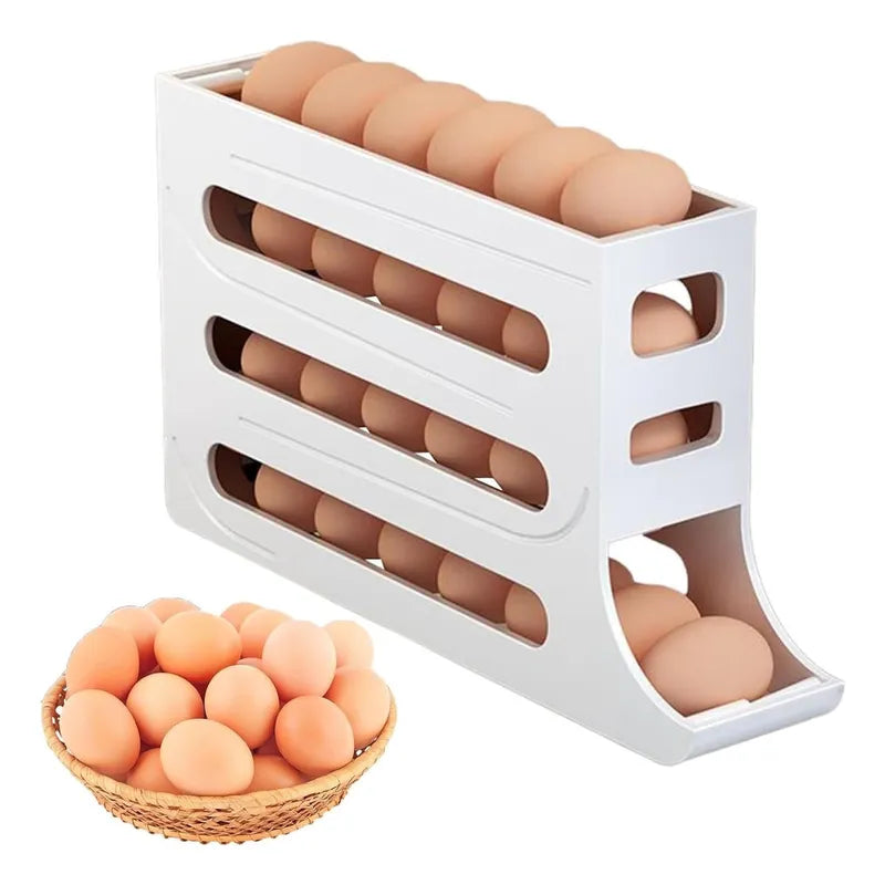 (VIDEO🎞)⭐️Organizador de huevos 4 pisos⭐️